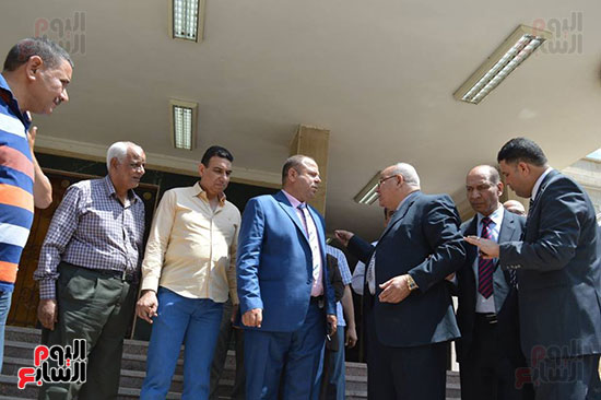  رئيس مجلس الدولة بالقاهرة يتفقد مبنى القضاء الإدارى بكفر الشيخ