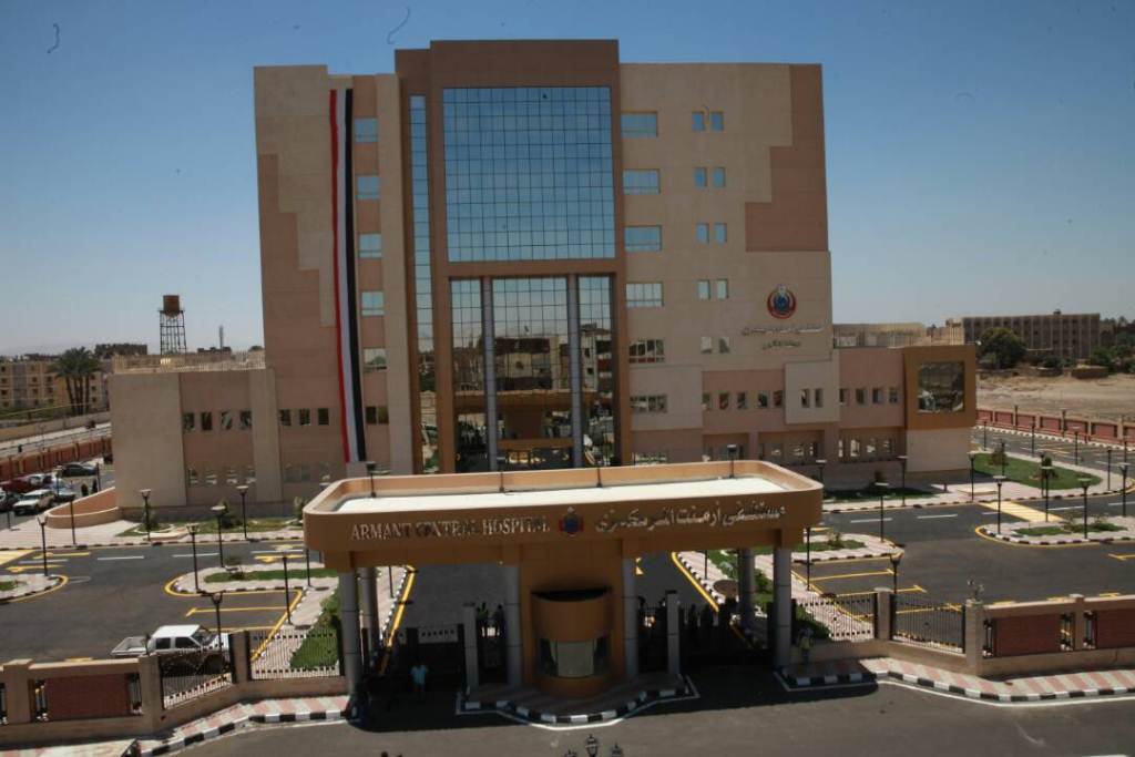 مشهد جمالى لمستشفى ارمنت الجديدة