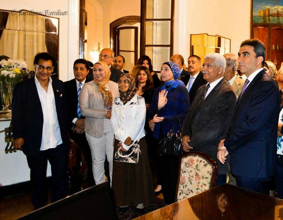 افتتاح معرض فنى بالقنصلية اللبنانية بالإسكندرية