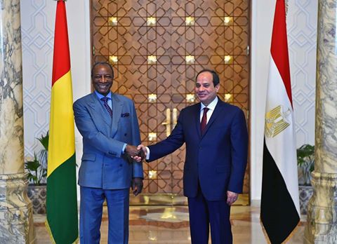 الرئيس السيسى يتقبل نظيره الغينى (11)