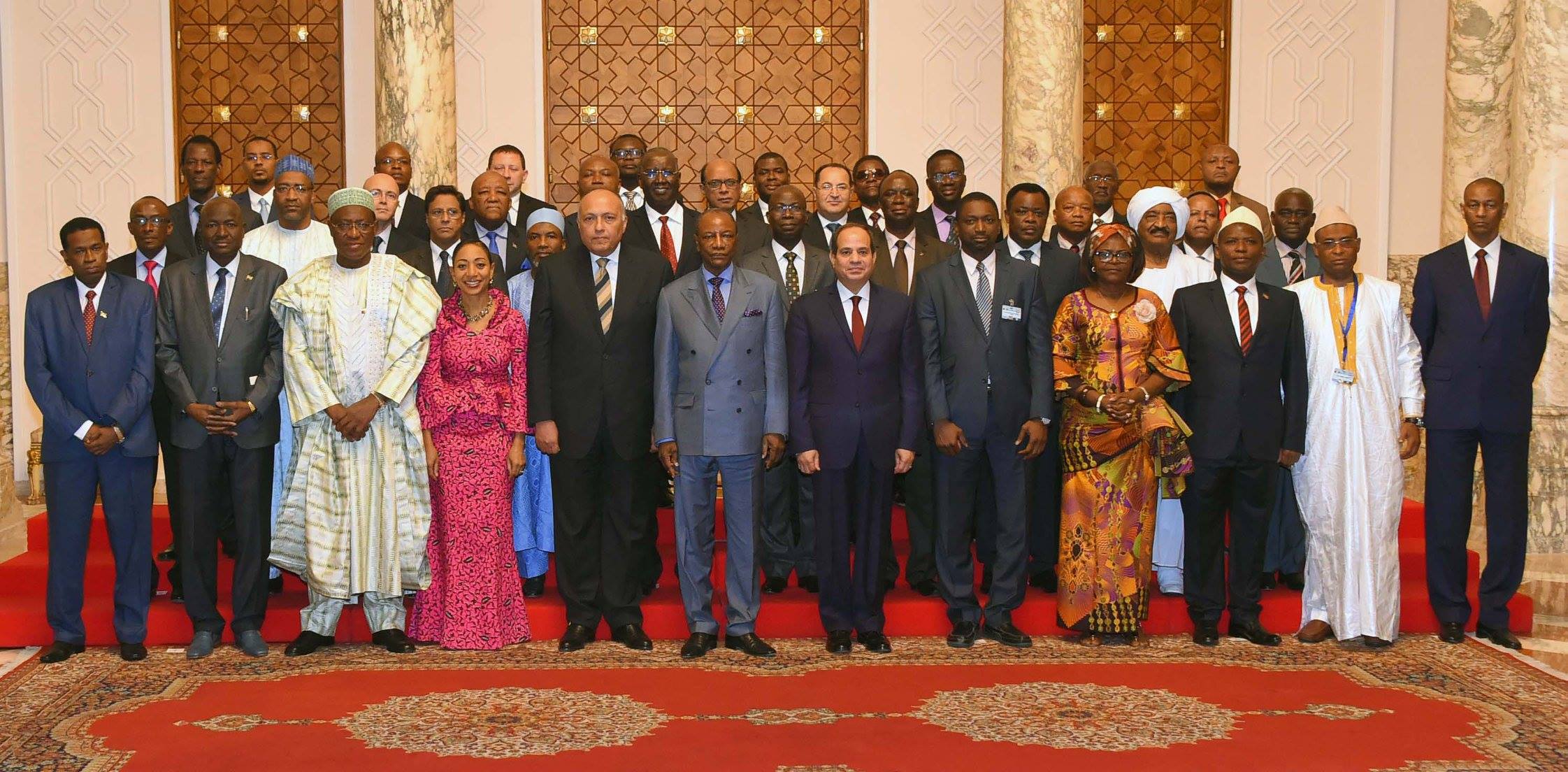 الرئيس السيسى يتقبل نظيره الغينى (3)