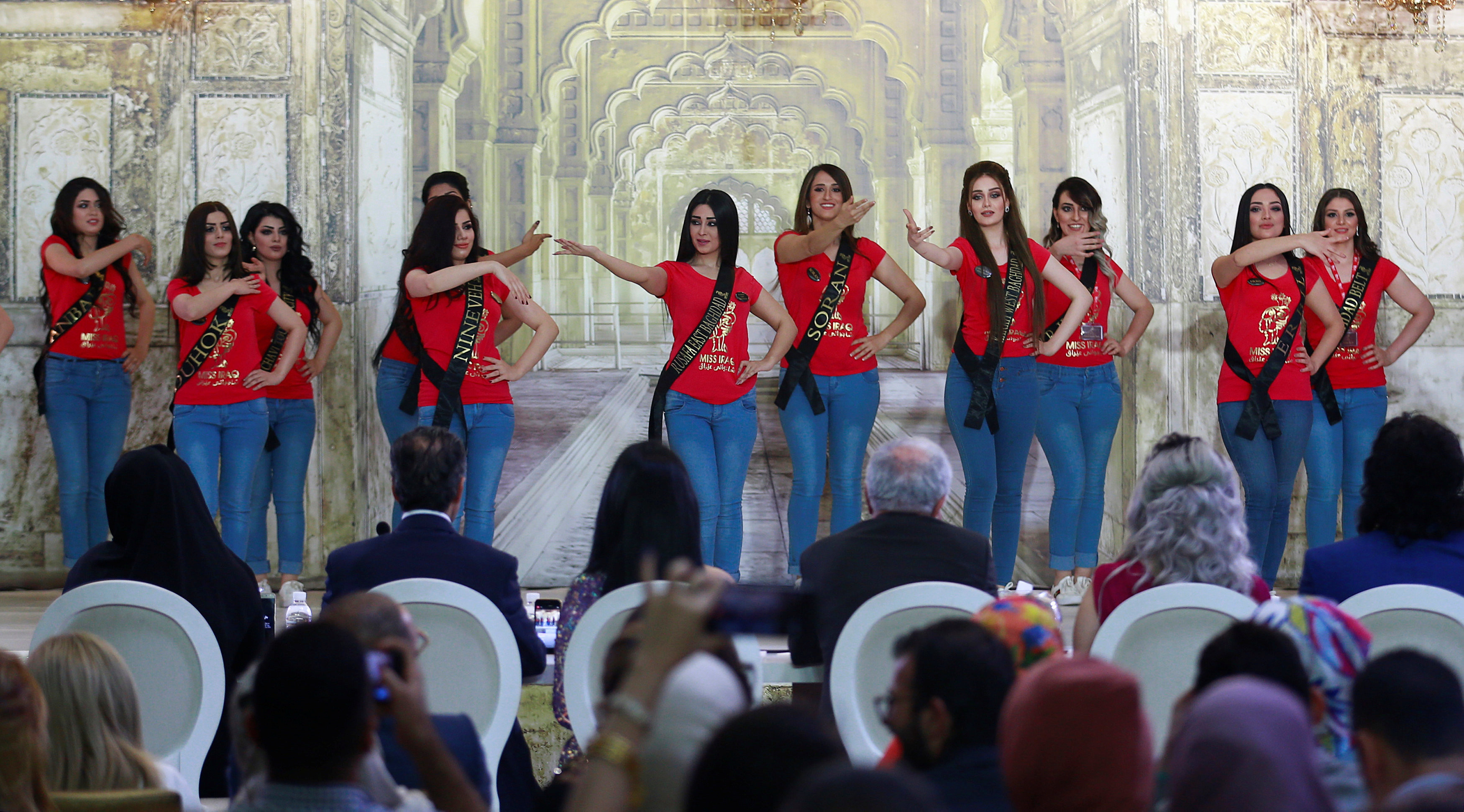 المشاركات فى حفل اختيار ملكة جمال العراق 2017