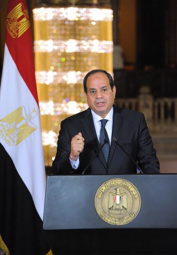 السيسى يعلن الحرب على الإرهاب داخل مصر وخارجها (2)