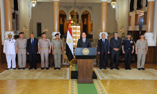 السيسى يعلن الحرب على الإرهاب داخل مصر وخارجها (1)