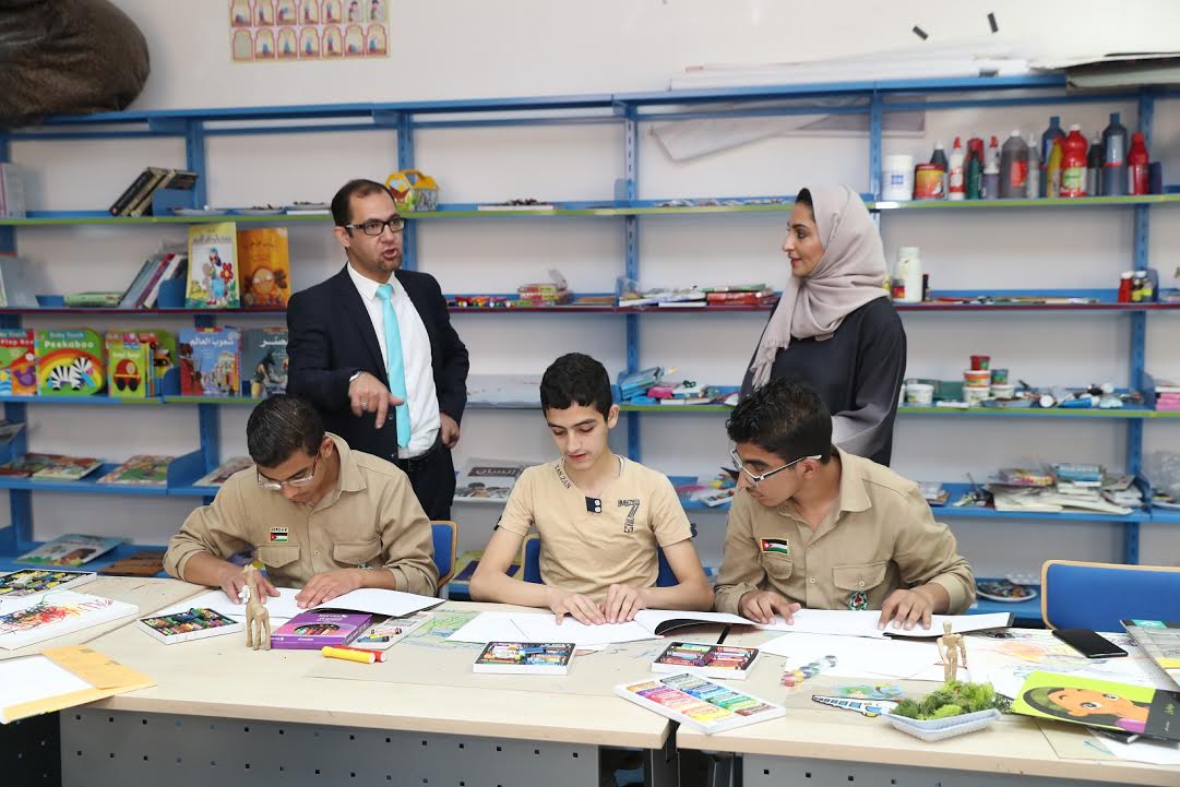 خلال زيارة مؤسسة كلمات لتمكين الأطفال إلى مدرسة عبد الله بن  أم مكتوم المختلطة للمكفوفين (1)