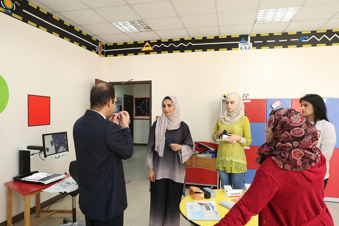 خلال زيارة مؤسسة كلمات لتمكين الأطفال إلى مدرسة عبد الله بن  أم مكتوم المختلطة للمكفوفين (2)