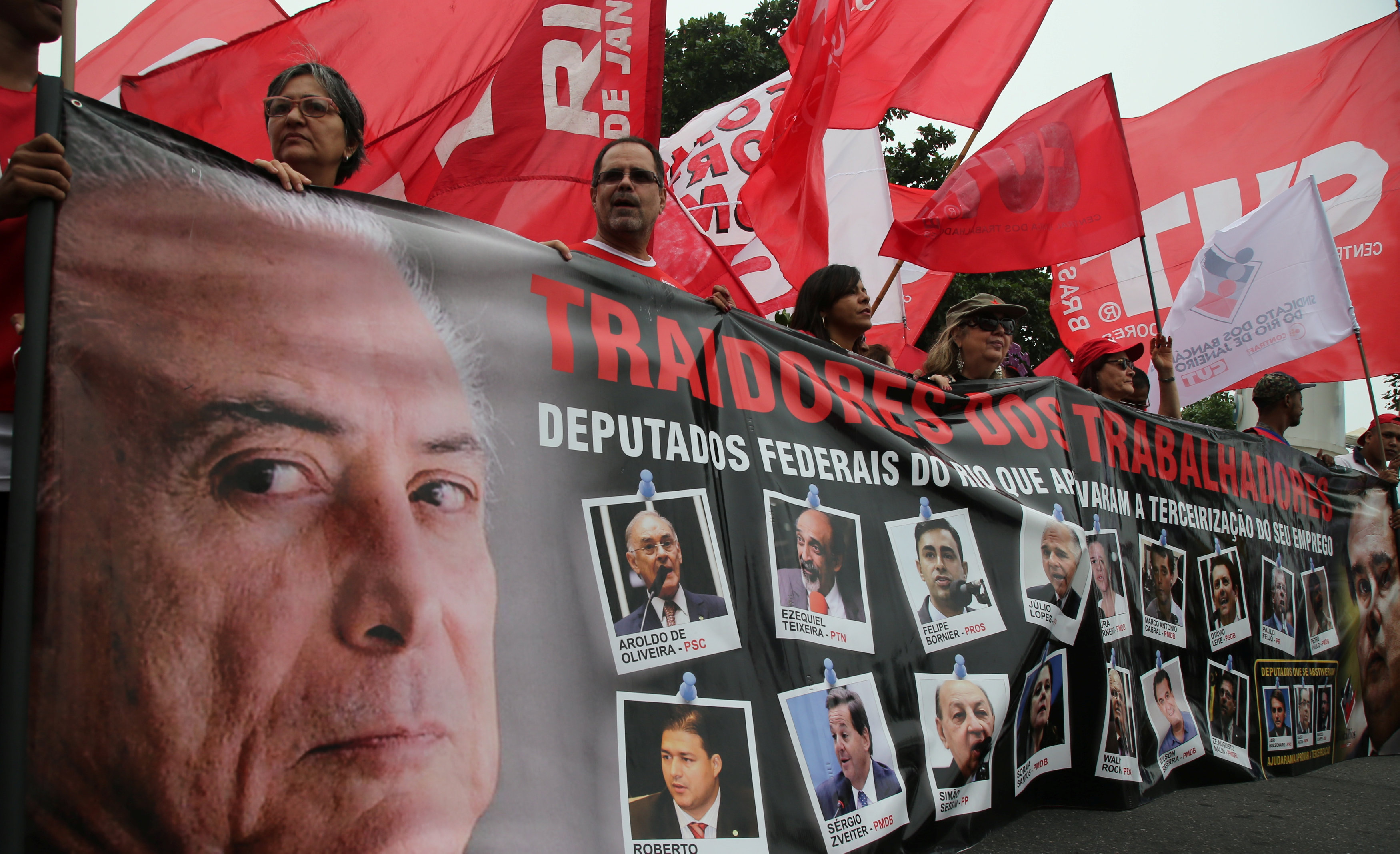 تجدد المظاهرات المعارضة للرئيس البرازيلى ميشال تامر