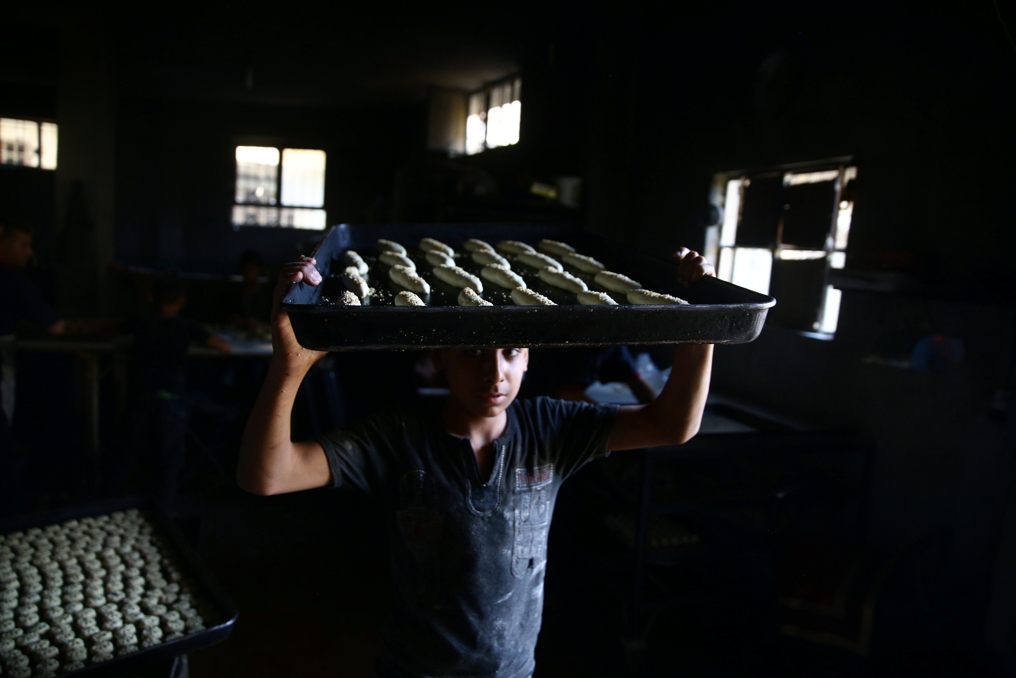 تصنيع الحلويات فى الغوطة الشرقية