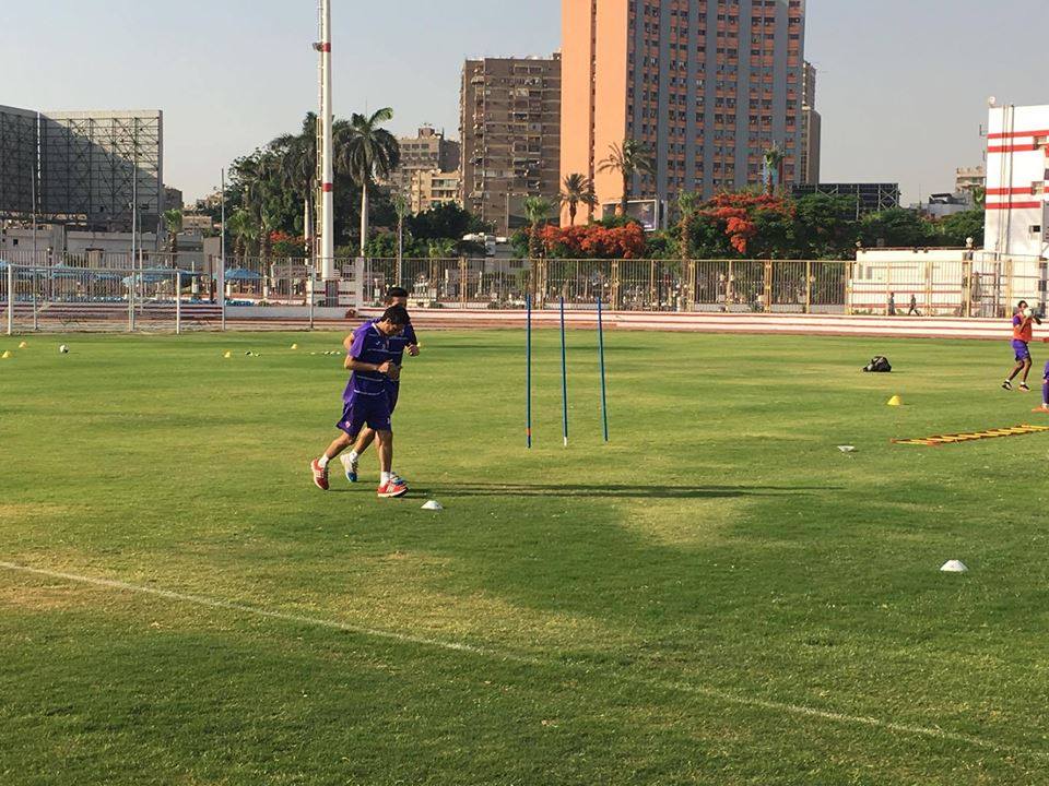 أيمن حفنى و مصطفى فتحى فى تدريب الزمالك أيمن حفنى و مصطفى فتحى فى تدريب الزمالك