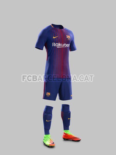 التصميم الجديد لقميص برشلونة