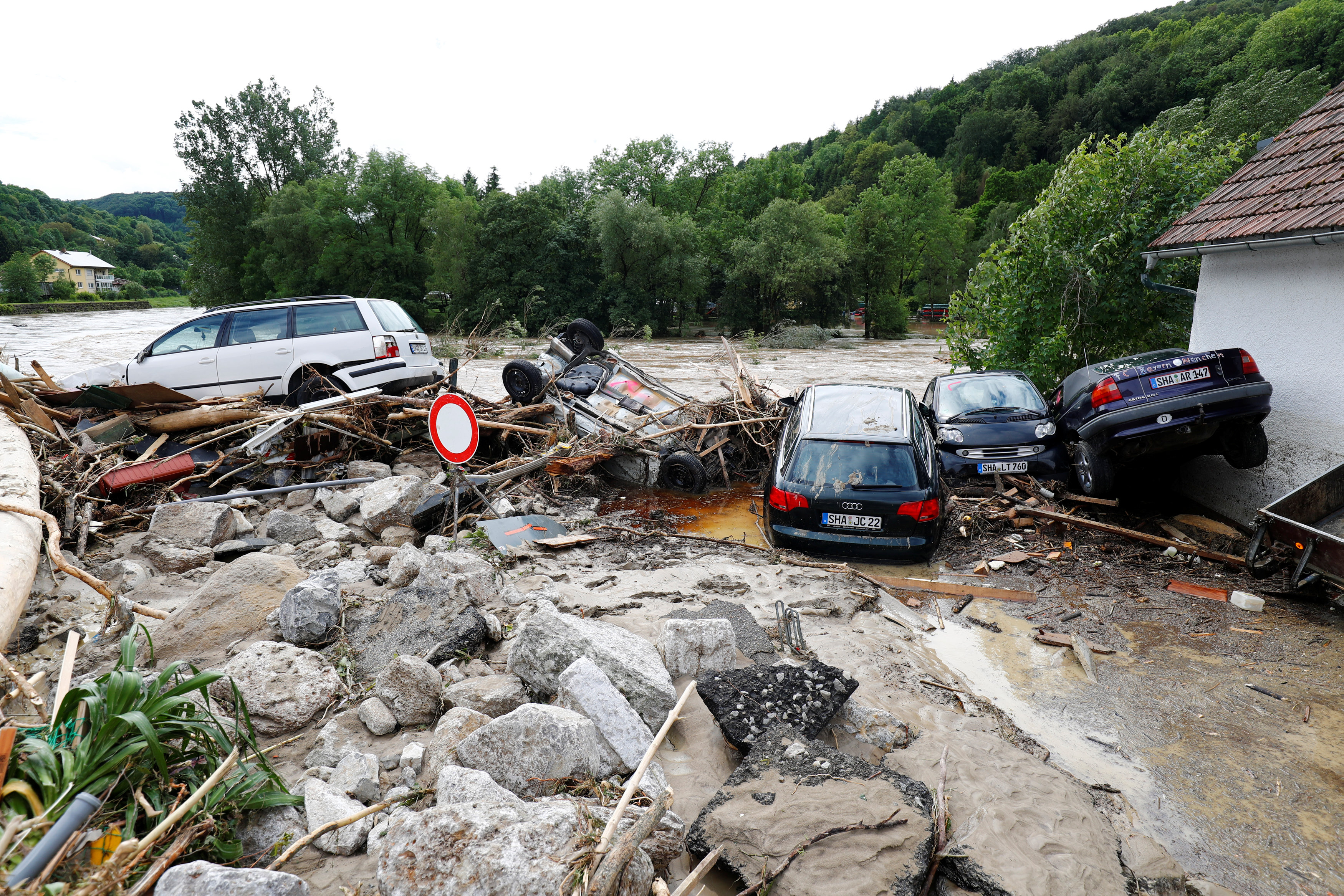 فيضانات طينية تضرب ألمانيا