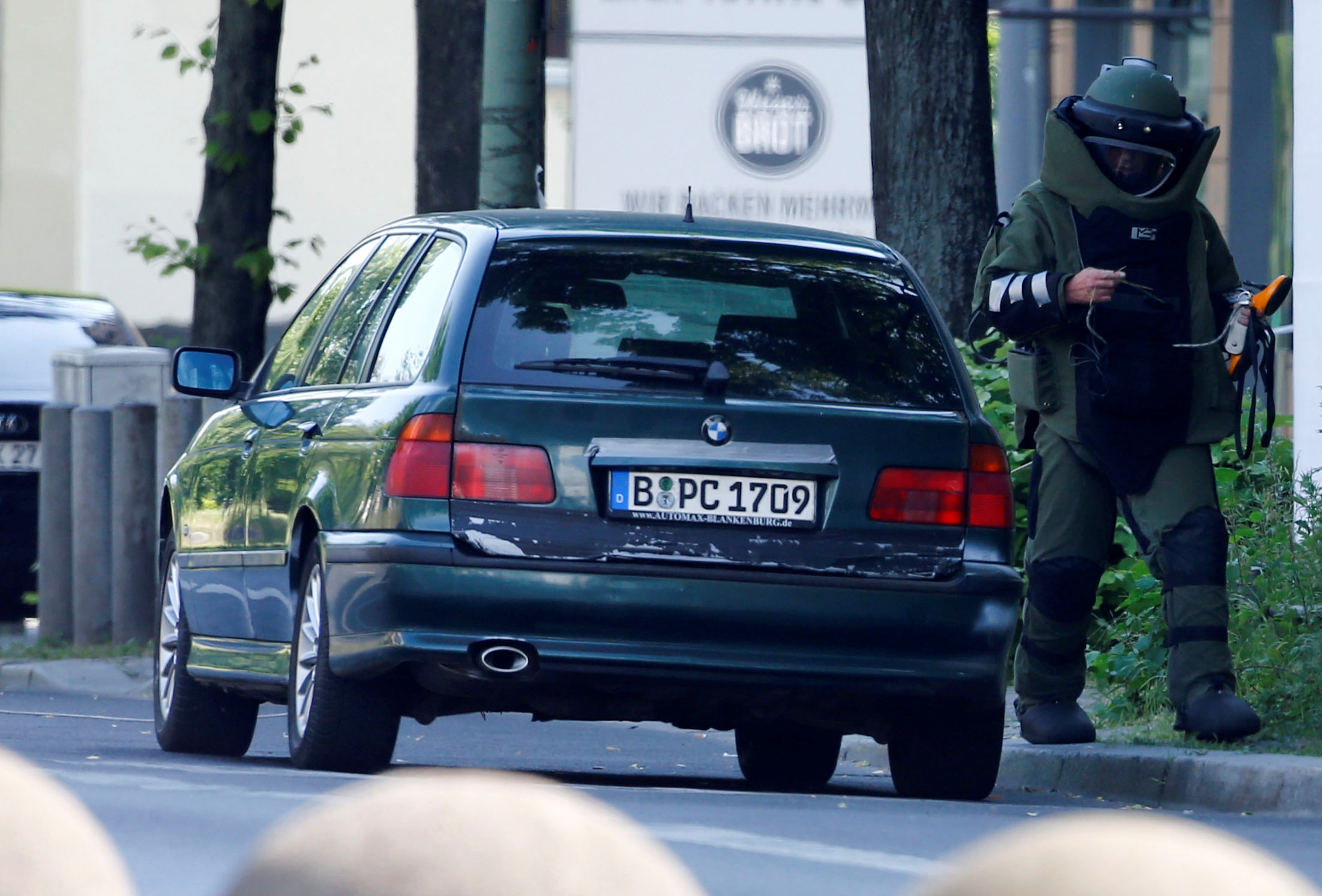الاشتباه فى سيارة مفخخة فى أحد شوارع برلين