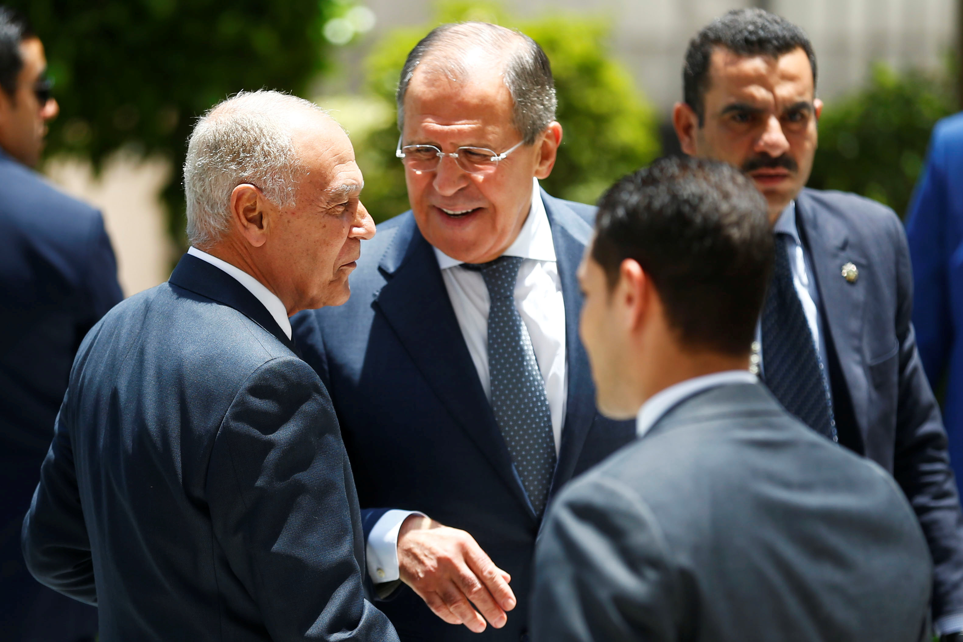 لافروف وأبو الغيط