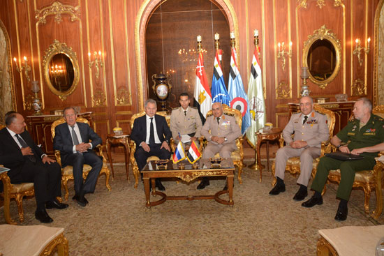 اللقاء الموسع بين وزيري خارجية ودفاع مصر وروسيا