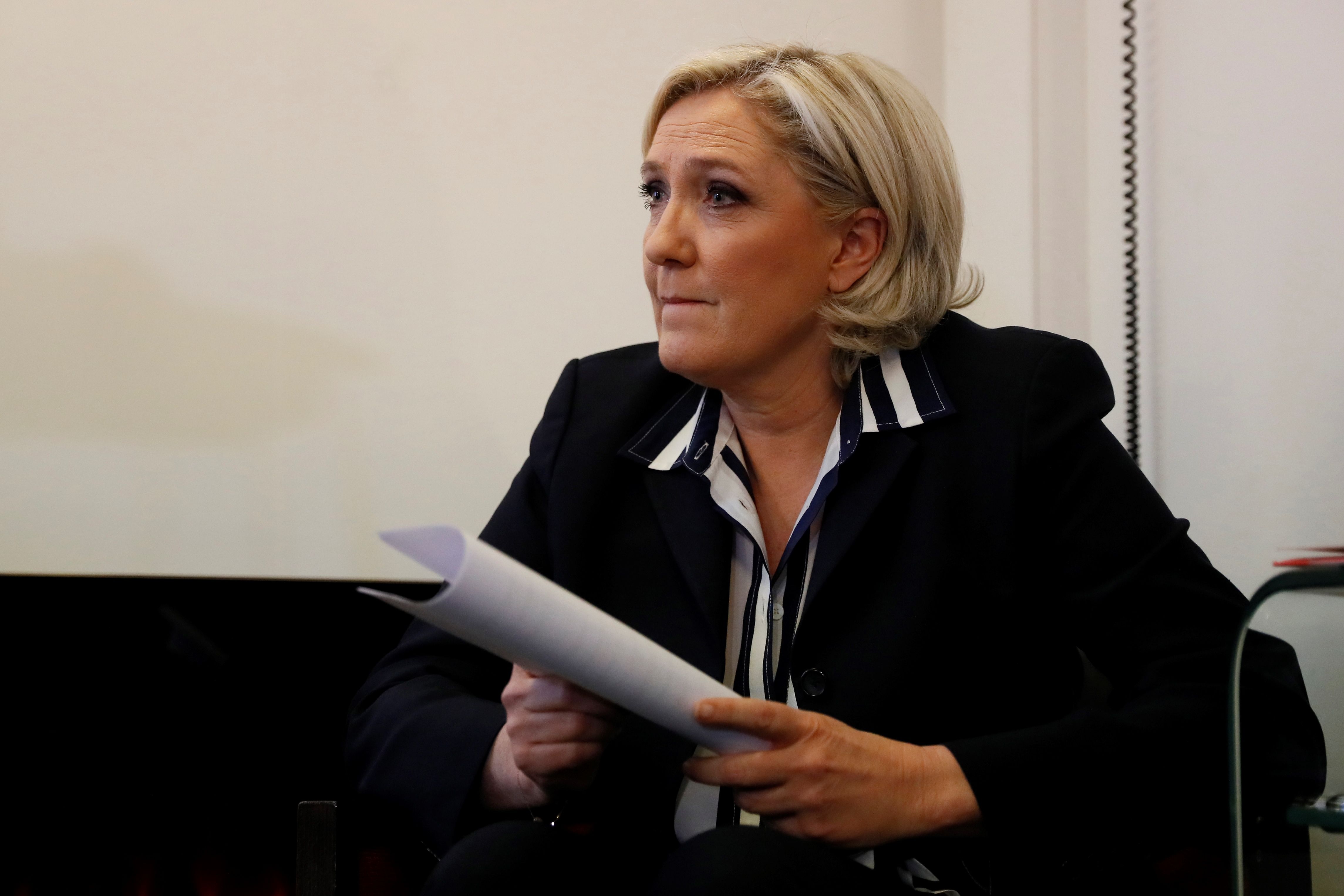 مارين لوبان مرشحة الرئاسة الفرنسية