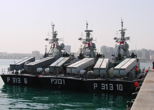 طع بحرية للحرس الثورى على ميناء قطر البحرى 2015