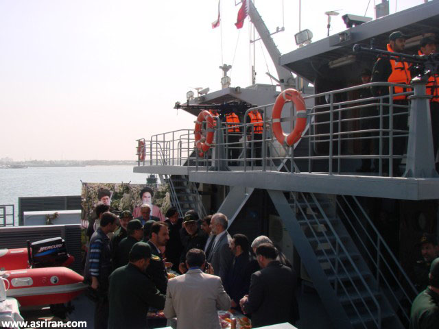 البوارج الحربةي التابعة للحرس الثورى فى ميناء الدوحة 2010-
