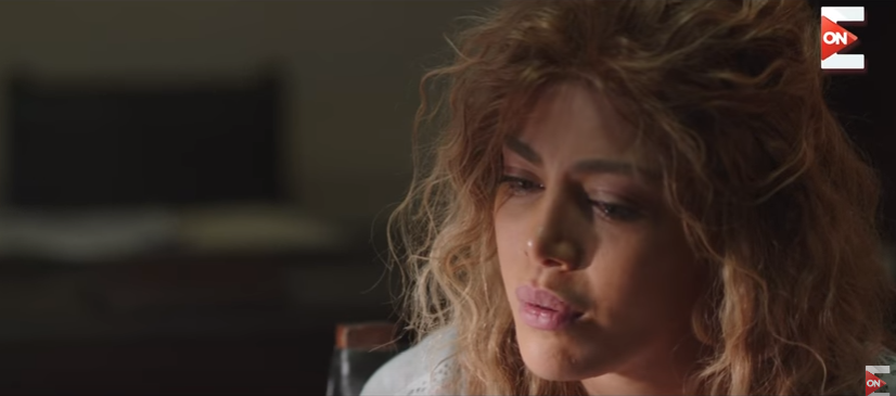 ريهام حجاج في مشهد مؤثر لها في مسلسل وضع امني