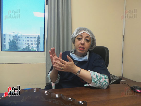الدكتورة منال تشرح أهمية المركز الطبى لزرع النخاع