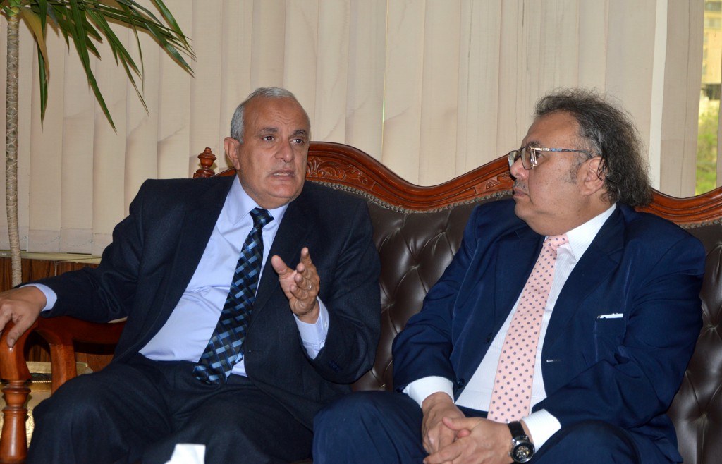 رئيس جامعة طنطا يستقبل الدكتور شريف مليكة (8)