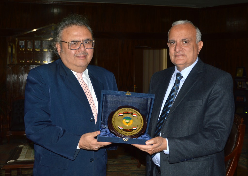رئيس جامعة طنطا يستقبل الدكتور شريف مليكة (11)