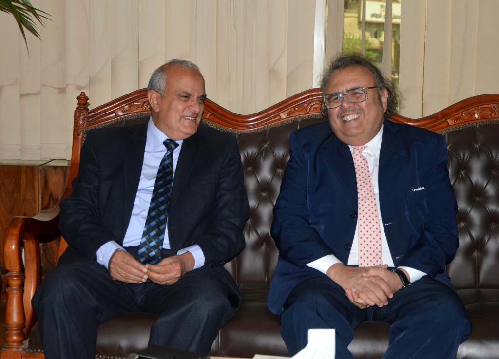 رئيس جامعة طنطا يستقبل الدكتور شريف مليكة (6)