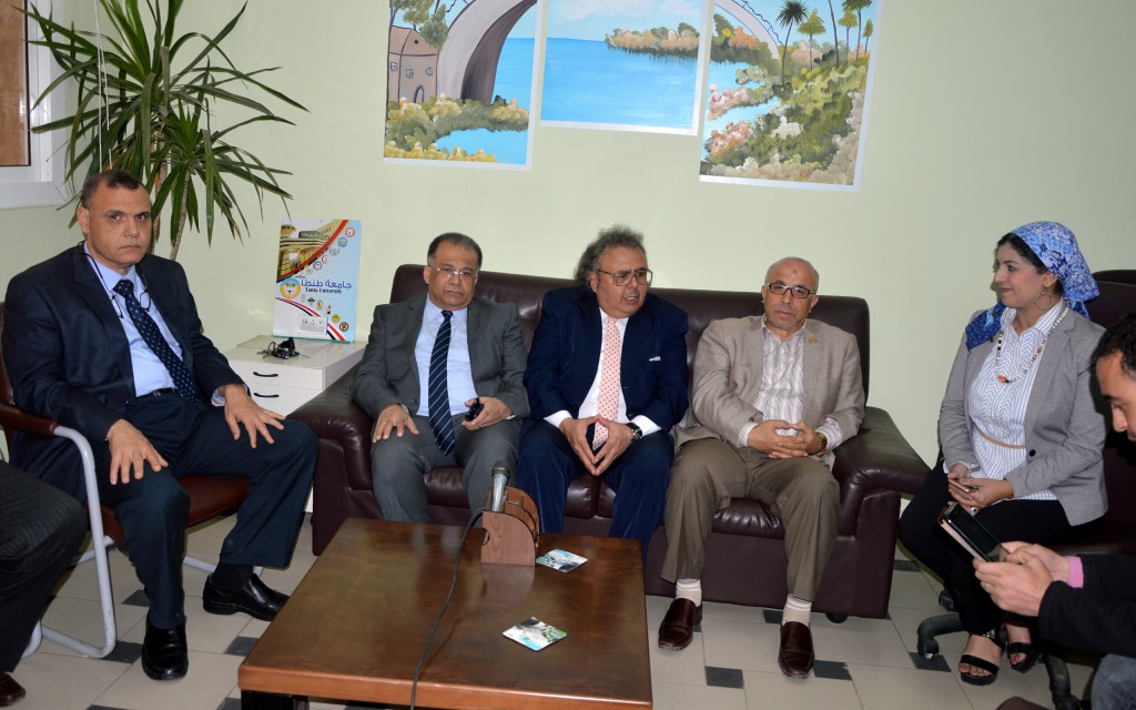رئيس جامعة طنطا يستقبل الدكتور شريف مليكة (16)