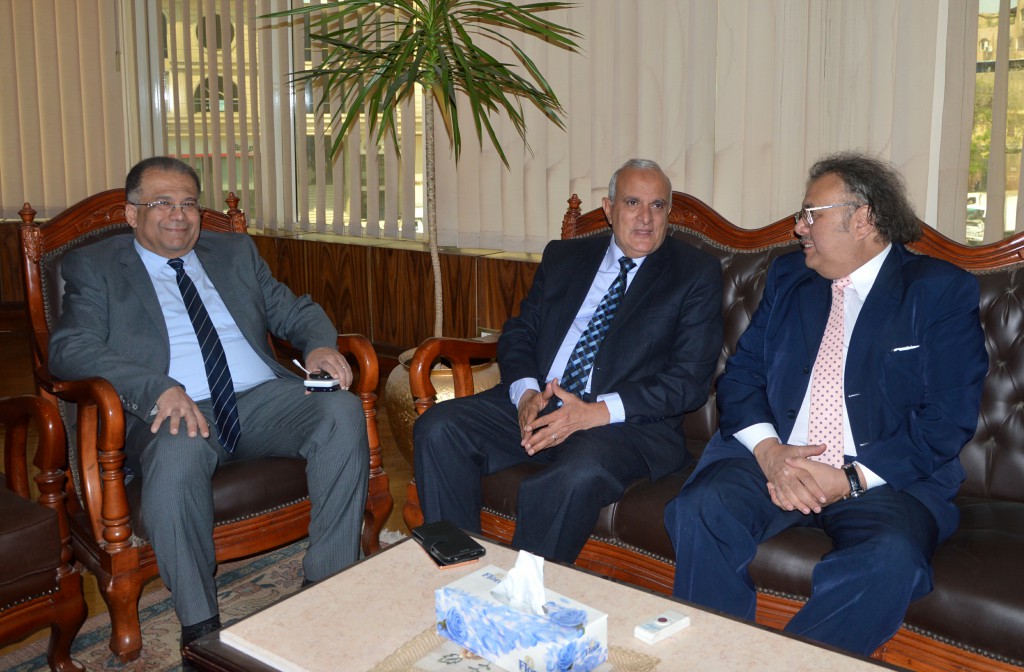 رئيس جامعة طنطا يستقبل الدكتور شريف مليكة (5)