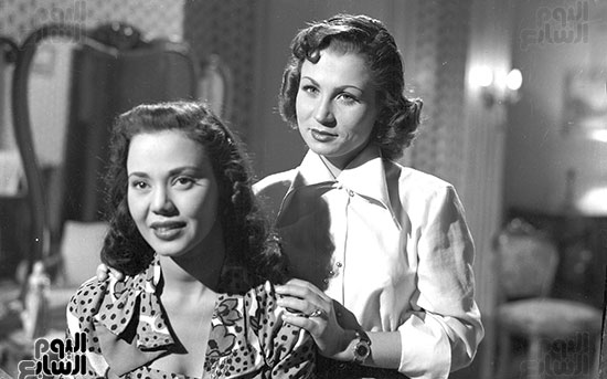 مع الفنانة زهرة العلا التى شاركتها فى أكثر من عمل 