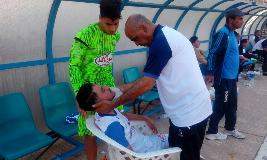 اسعاف اللاعب