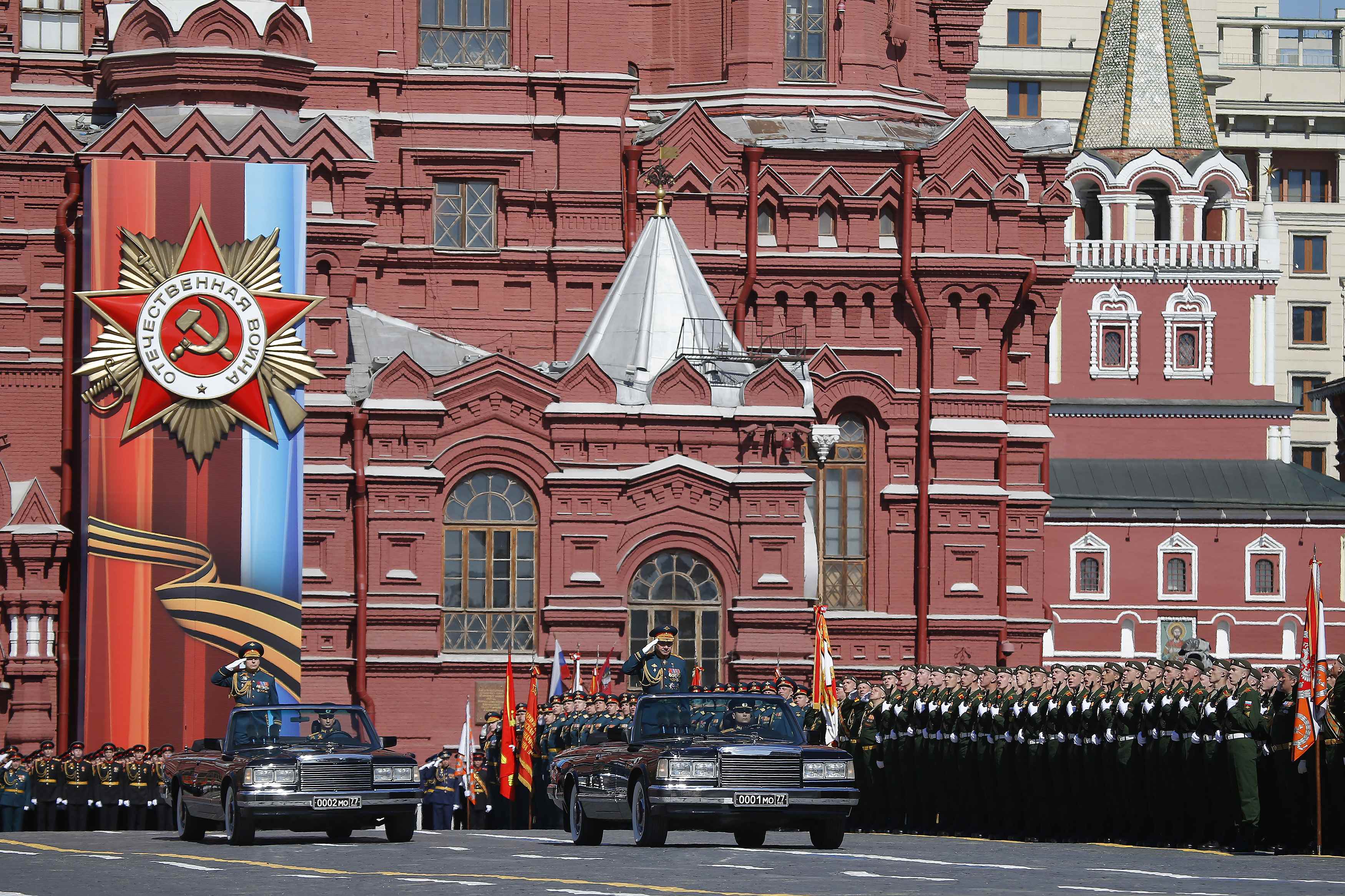 جانب من بروفات احتفالات عيد النصر فى روسيا