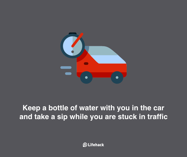 ضعى زجاجة الماء فى سيارتك