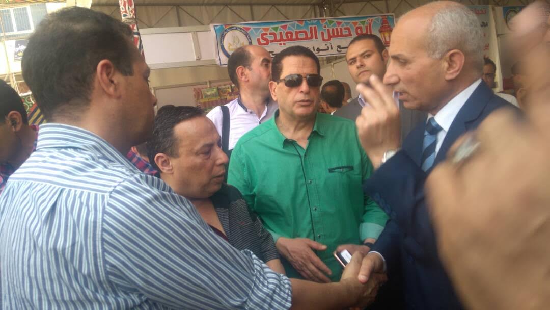 جانب من تفقد مساعد وزير الداخلية لمنطقة وسط لمعرض رمضان