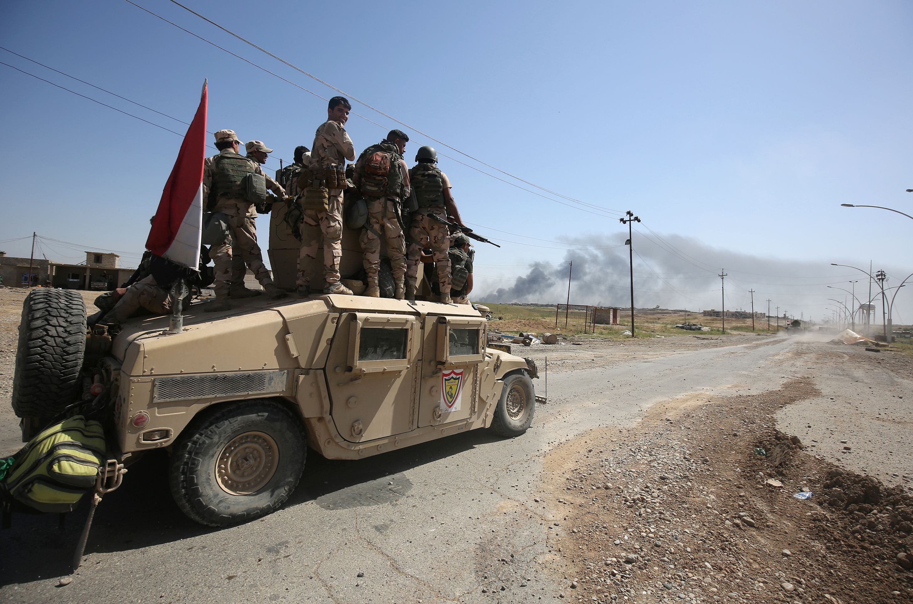 توغل القوات العراقية فى أحياء الموصل