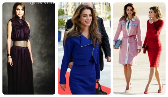 أزياء الملكة رانيا