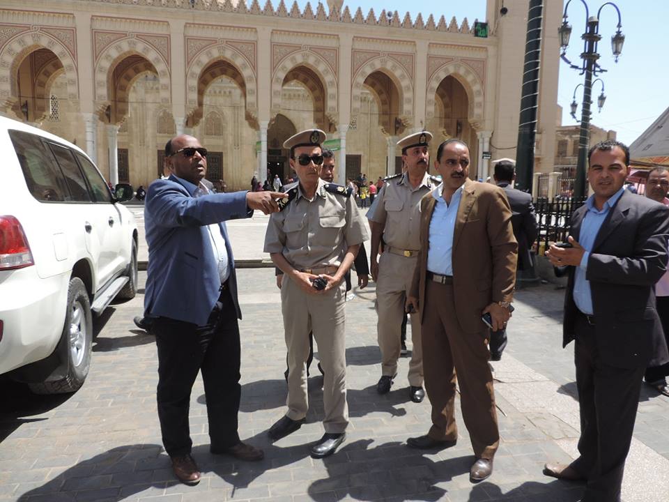 مدير أمن الغربية فى محيط مسجد السيد البدوى 