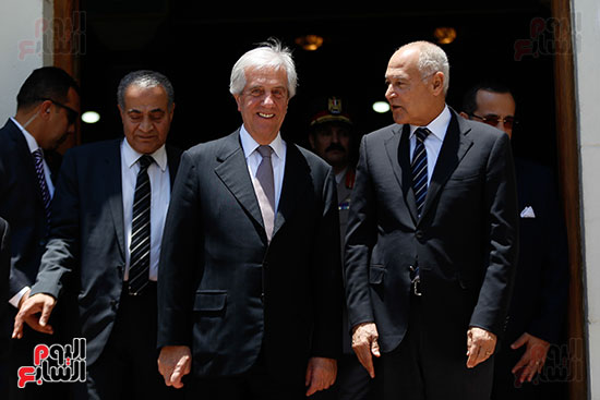 زيارة رئيس اروجواى للجامعه العربية (6)