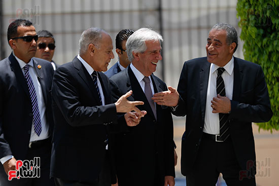 زيارة رئيس اروجواى للجامعه العربية (2)