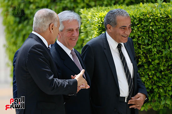 زيارة رئيس اروجواى للجامعه العربية (3)