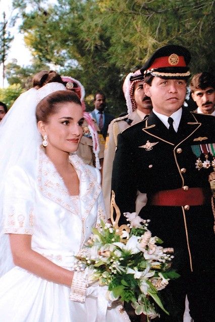 زفاف الملك عبدالله والملكة رانيا