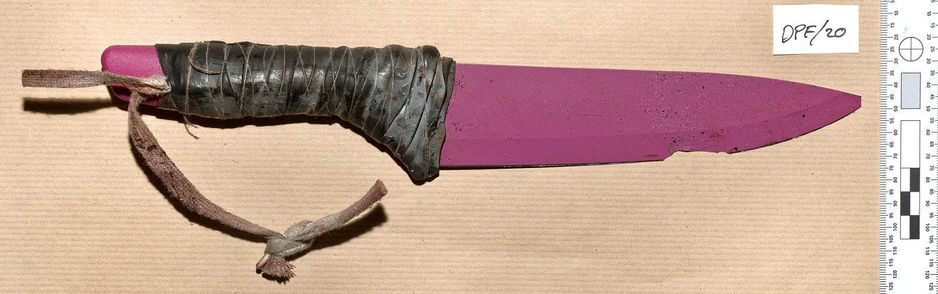 السكين المستخدم فى الهجوم الإرهابى بجسر لندن