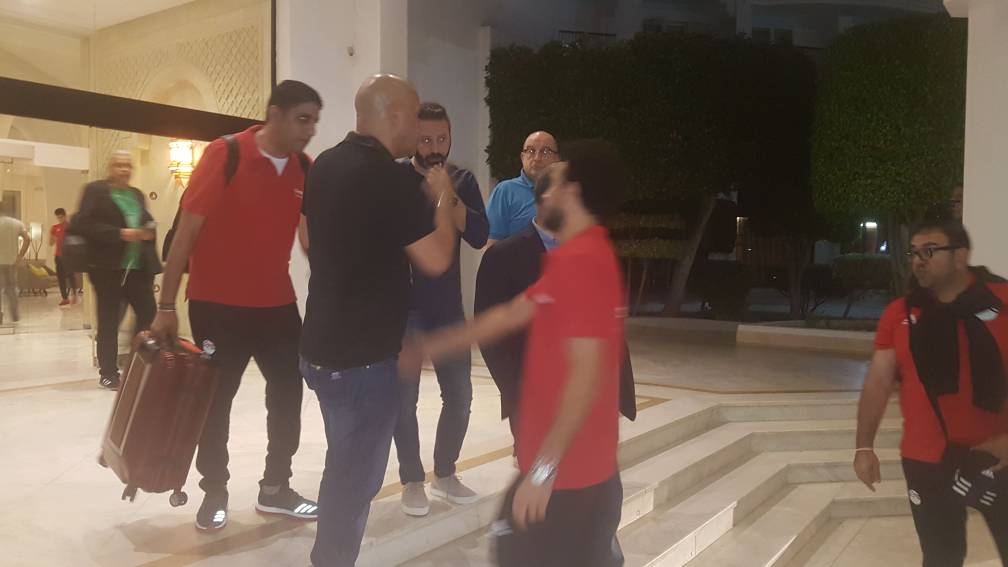 المنتخب يغادر فندق تونس
