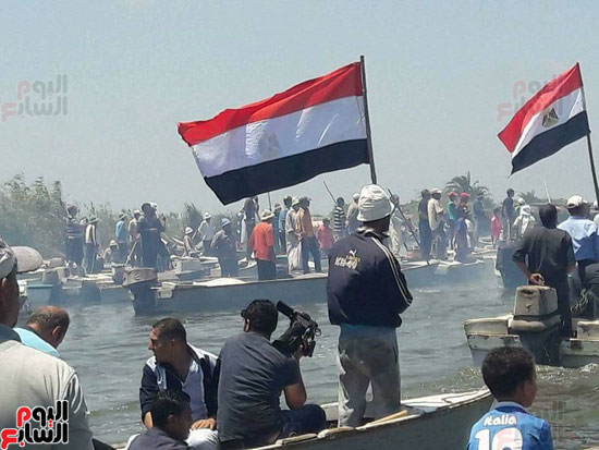 الاعلام المصرية ترفرف بالبحيرة خلال الجولة