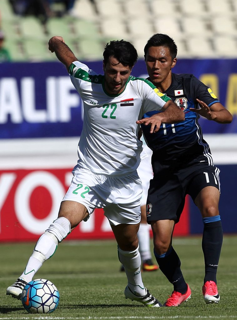 مباراة العراق واليابان فى تصفيات المونديال (11)