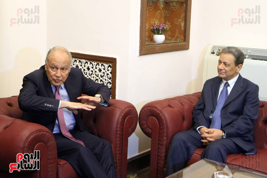 لقاء أحمد ابو الغيط مع كرم جبر رئيس الهيئه الوطنيه للصحافه (7)