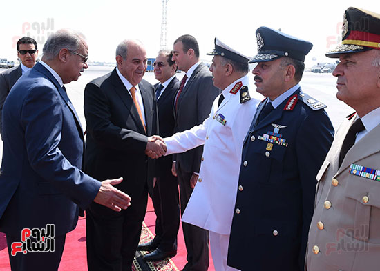 شريف اسماعيل يستقبل نائب رئيس العراق (8)
