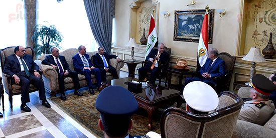 شريف اسماعيل يستقبل نائب رئيس العراق (16)