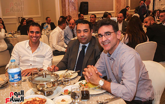 جانب من حضور حفل إفطار "إعلام المصريين".