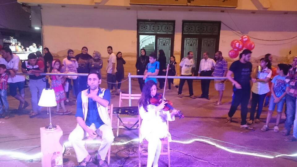 فرقة محطات تقيم حفل فنى بشارع النيل  (3)