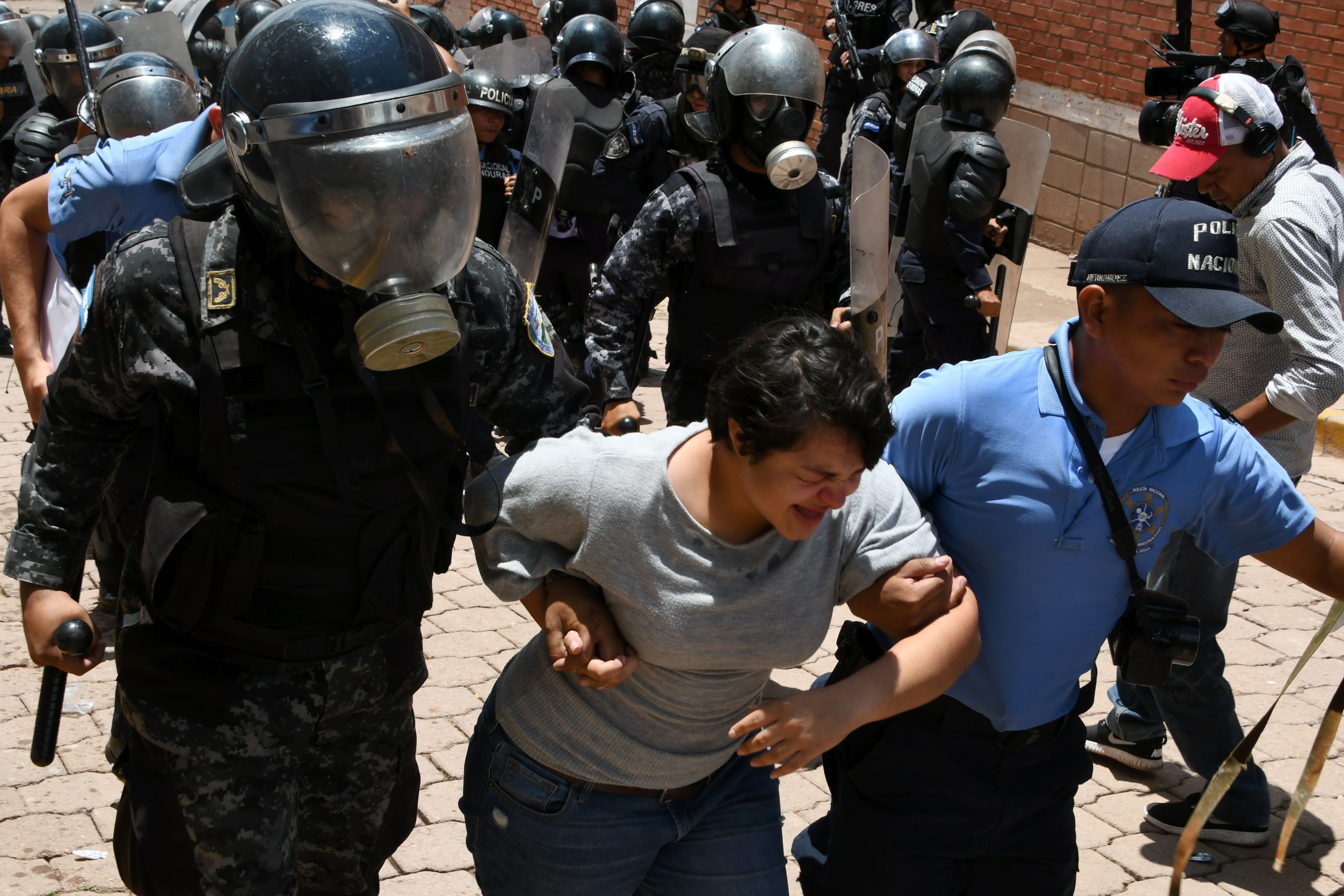 اعتقال الطلاب فى هندوراس